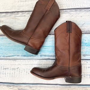 Laredo Sz 6 Women's Cowboy Boots Shoes Brown